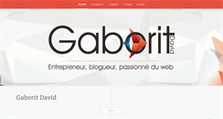 Desktop Screenshot of gaborit-d.com